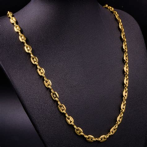 cadena gucci de oro para mujer|collares de oro gucci.